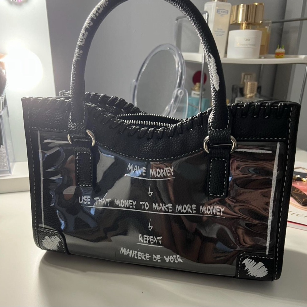 Black Maniere De Voir “Make Money” Bag